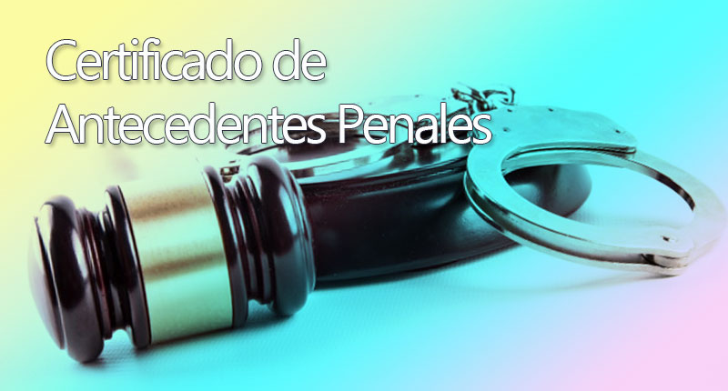 Certificado de antecedentes penales